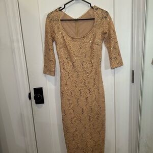 Gold dress with Sequins